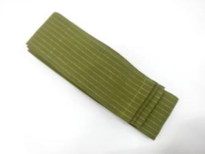 縞模様織り出し　男物角帯